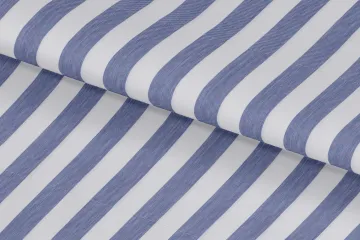 Blue and White Awning Stripe — Folded