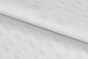 White Herringbone — Folded