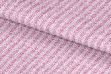 Pink Linen Fine Stripe — Folded