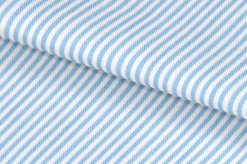 Sky Blue Bengal Stripe — Folded