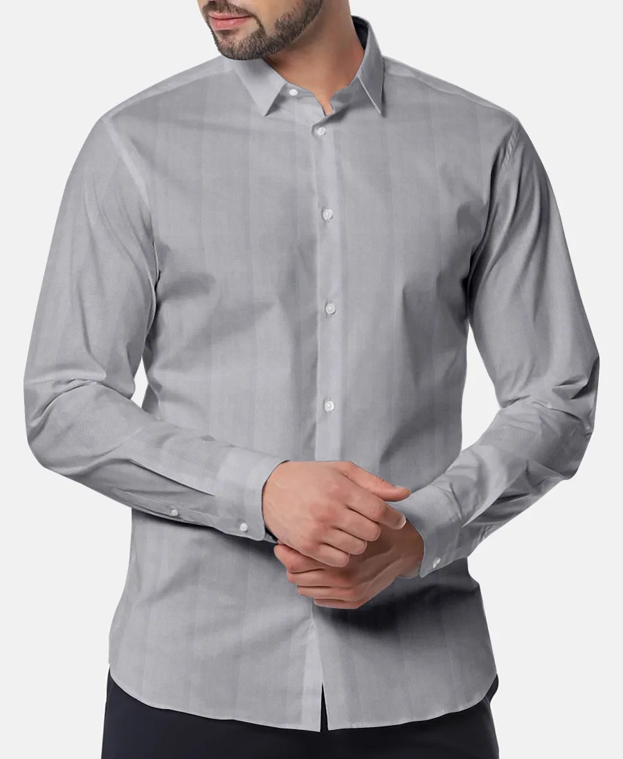 Grey Herringbone