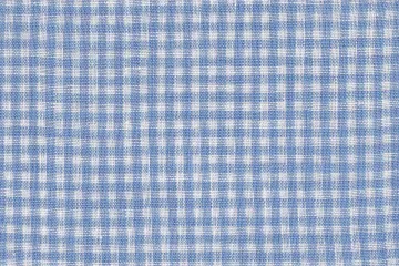 Blue Linen Gingham Check — The cloth