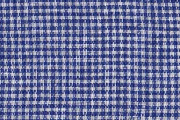 Navy Linen Gingham Check — The cloth