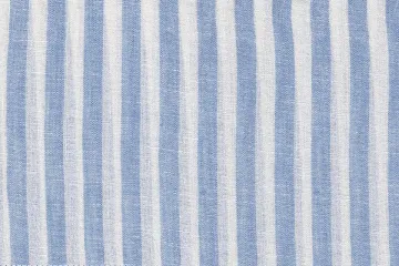 Blue and White Linen Stripe — The cloth