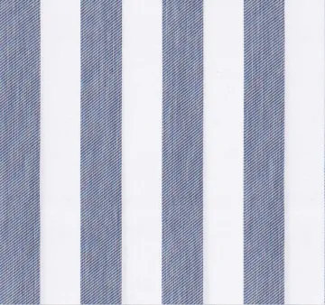 Blue and White Awning Stripe — The cloth